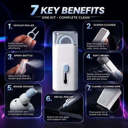 Smart Gadget Cleaning Kit 🧼 – Deep Clean Made Easy