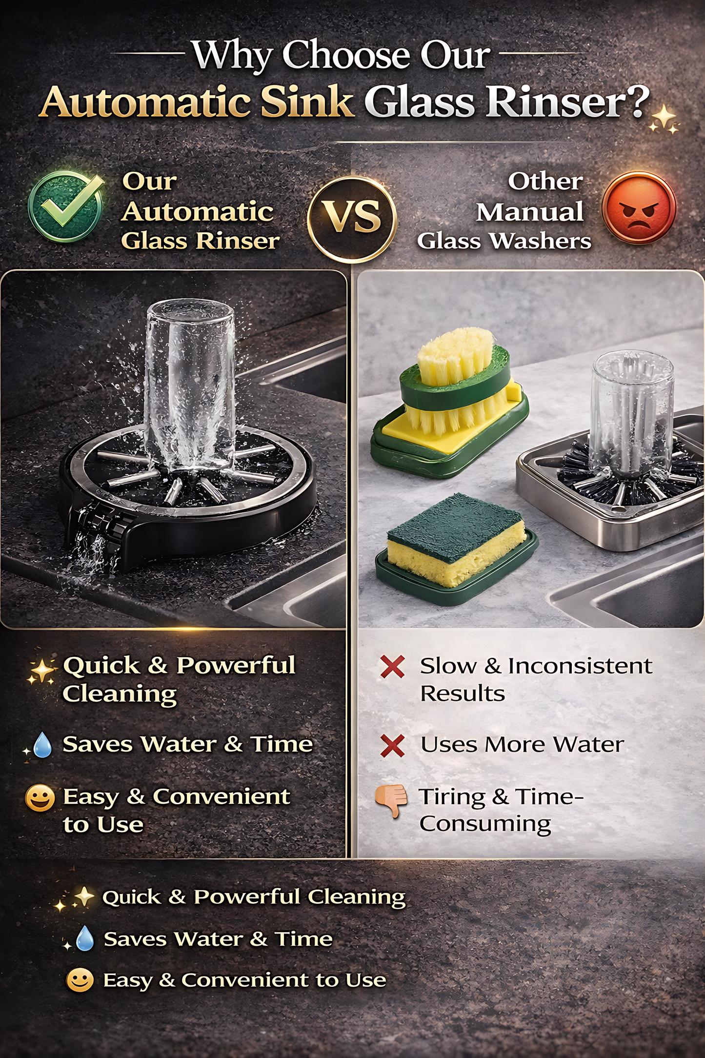 WELLORA GLASS RINSER