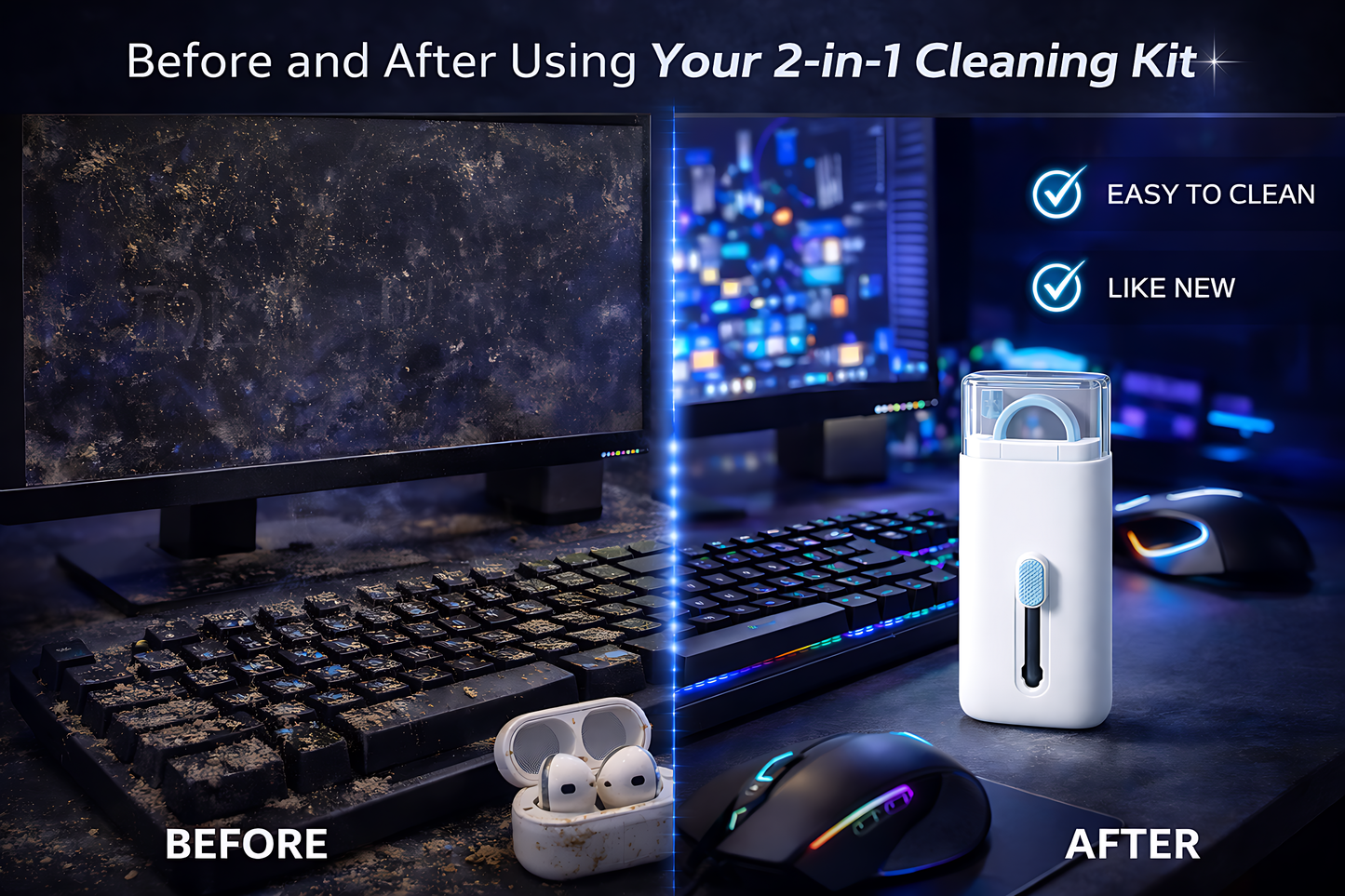 Smart Gadget Cleaning Kit 🧼 – Deep Clean Made Easy