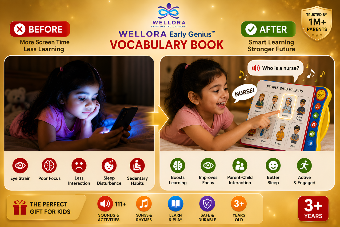 WELLORA Early Genius™ VOCABULARY BOOK