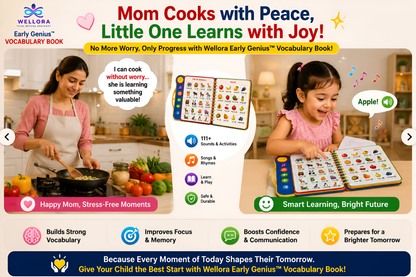 WELLORA Early Genius™ VOCABULARY BOOK