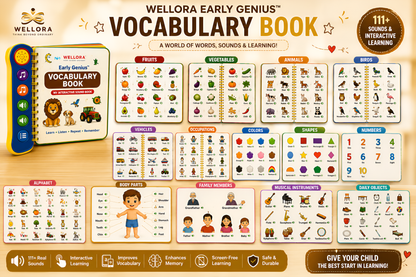 WELLORA Early Genius™ VOCABULARY BOOK