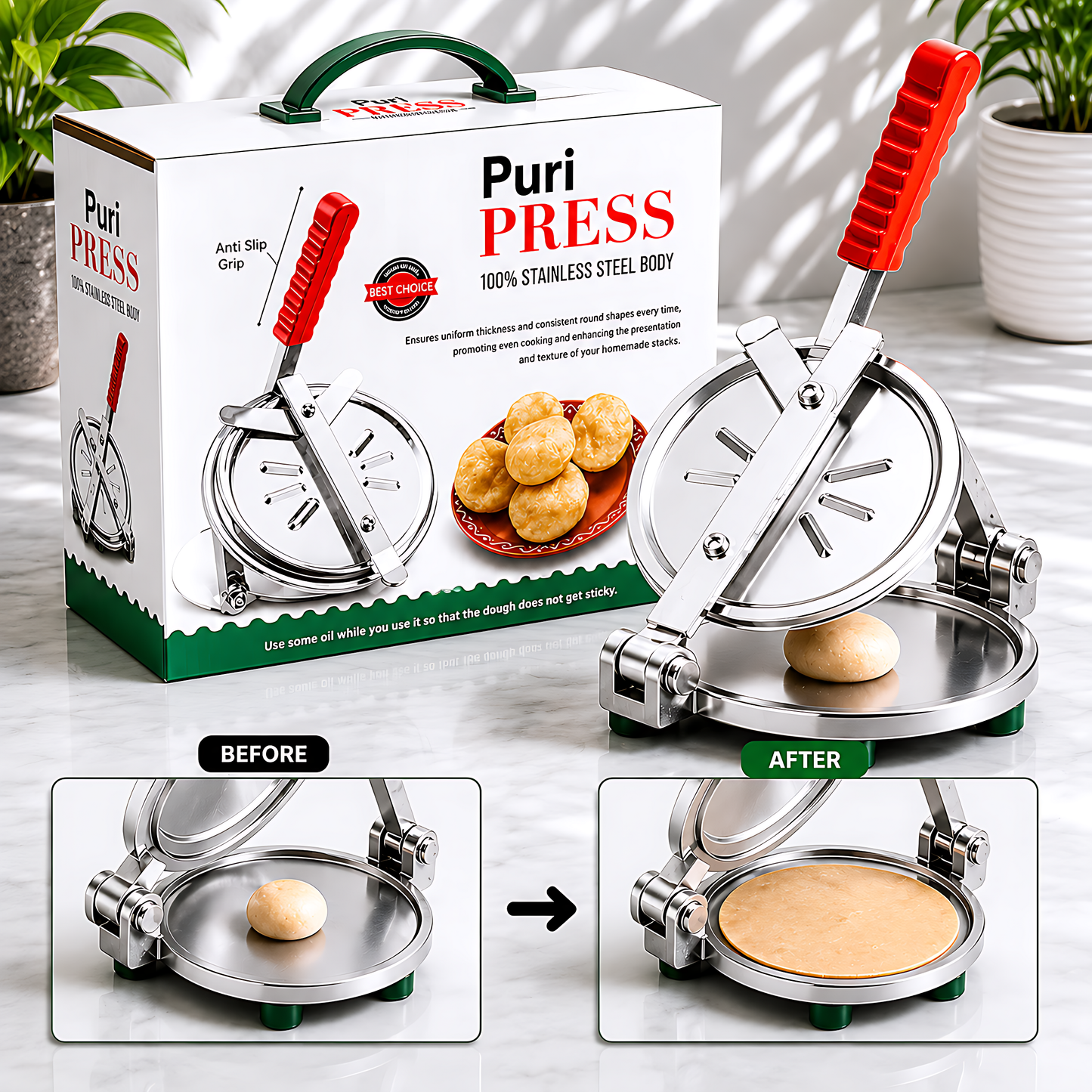 WELLORA DOUGH MASTER PRESS
