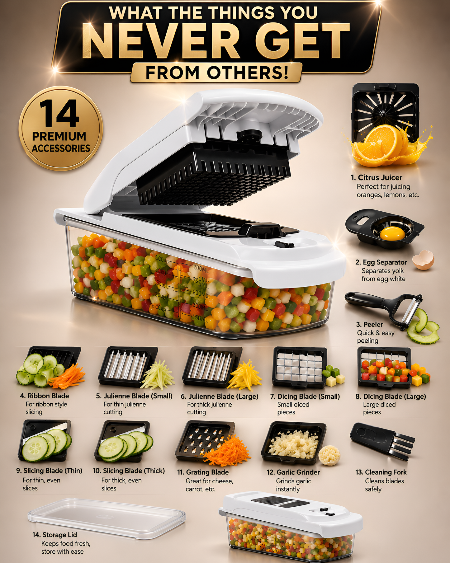 18 IN 1 VEGETABLE SLICING KIT