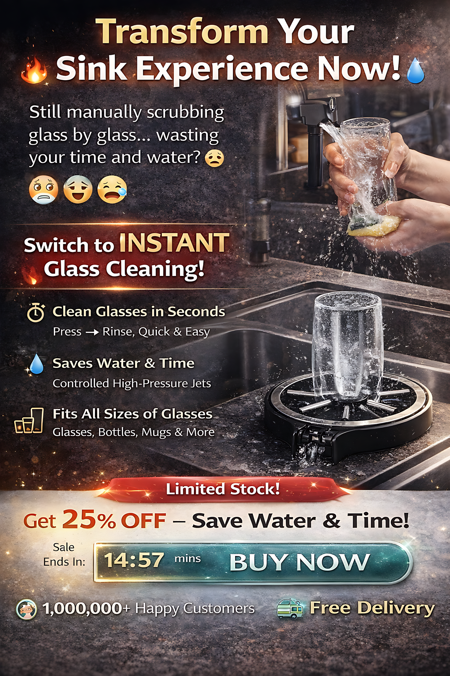 WELLORA GLASS RINSER