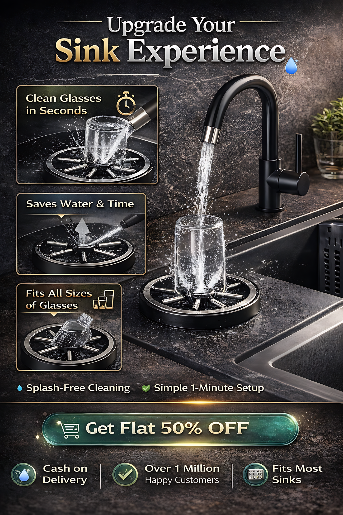 WELLORA GLASS RINSER